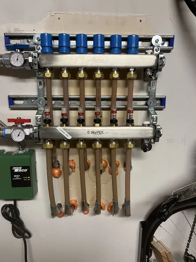 Plumber performing Leak Detection at a residential property in Irwin